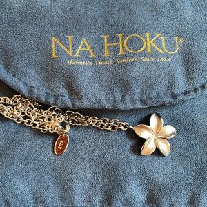 Sterling silver flower anklet